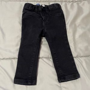 Old Navy infant girl ballerina black jeans